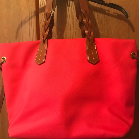 Dooney & Bourke Pink Nylon Tote! - Picture 2 of 8